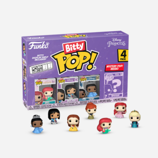 Φιγούρα Funko POP! Bitty 4-Pack Disney Princess - Ariel / Mulan / Tiana and Chase Mystery