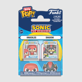 Φιγούρα Funko POP! Bitty 2-Pack Sonic the Hedgehog - Knuckles and Shadow with Emerald