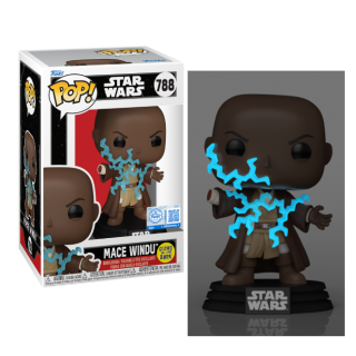 Φιγούρα Funko POP! Star Wars - Revenge of the Sith - Mace Windu (Force Lightning Death) (Glows in the Dark) (Special Edition) #788
