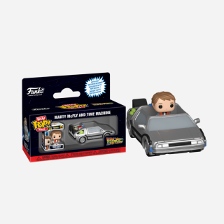 Φιγούρα Funko POP! Bitty Rides Back to the Future - Marty McFly and Time Machine (DeLorean)