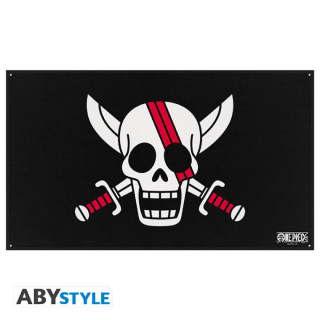Flag AbyStyle - One Piece - Red hair Pirates (Shanks) (120x70cm)