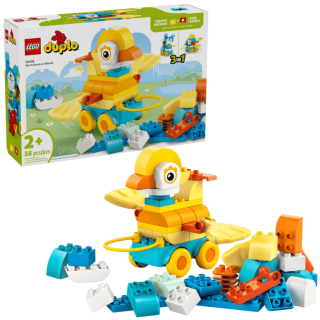 Lego (10448) - Duplo - 3in1 Animals on Wheels (58 Pieces)