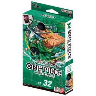 One Piece Card Game - Starter Deck - (ST32) - Roronoa Zoro (Green)