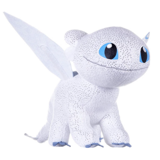 Λούτρινο Plush - How to Train Your Dragon - Light Fury (22cm)