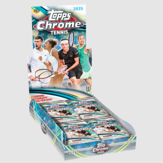 Κάρτες Sports Trading Cards - 2025 Topps Chrome Tennis - Hobby Box (12 Packs)