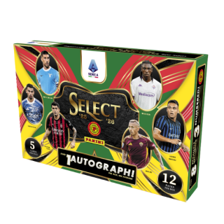 Κάρτες Sports Trading Cards - 2025-26 Panini Select Serie A Soccer - Hobby International Box (12 Packs)