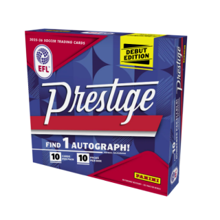 Sports Trading Cards Panini - 2025-26 Prestige EFL Soccer - Hobby Preferred Box (10 Packs)
