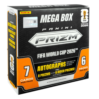 Sports Trading Cards Panini - 2026 FIFA World Cup Soccer - Prizm Mega Box (6 Packs)