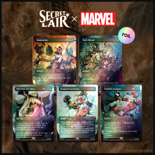 MtG Secret Lair - Marvel - Spider-Man - Venom Unleashed (Colors) (Rainbow Foil Edition)