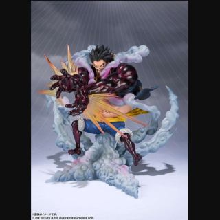 Φιγούρα Statue Figuarts Zero - One Piece - Monkey D. Luffy Gear Four (Leo Bazooka) (18cm)